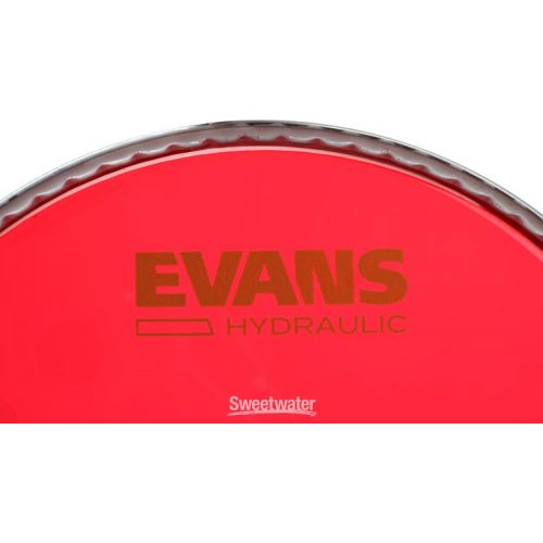  Evans Hydraulic Red Drumhead - 8 inch