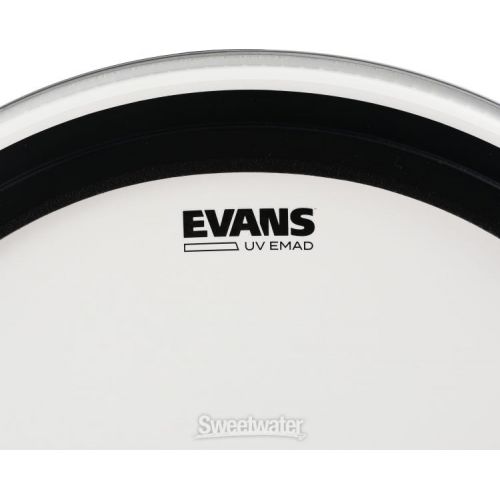  Evans EMAD UV Coated Bass Batter Head - 22 Inches