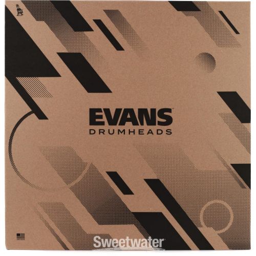  Evans EQ3 Black Resonant Bass Drumhead - 20 inch - With Port Hole