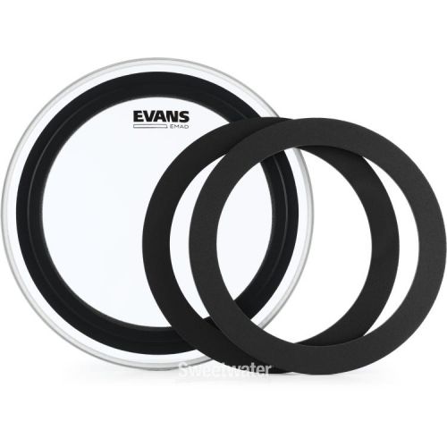  Evans EMAD Clear Bass Drum Batter Head - 16 inch