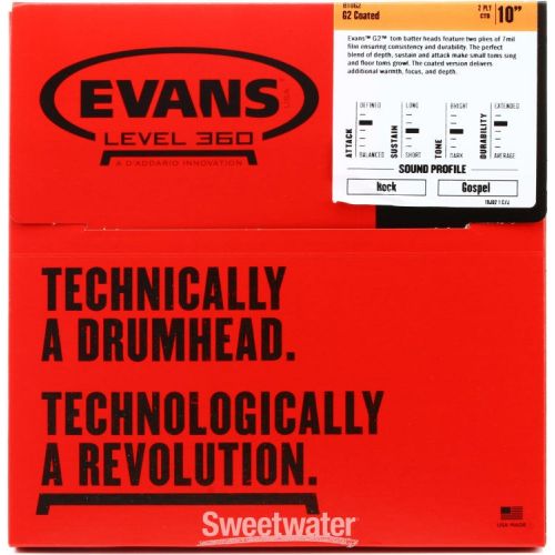  Evans G2 Coated Drumhead - 10 inch