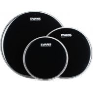 Evans Black Chrome 3-piece Tom Pack - 10/12/16 inch