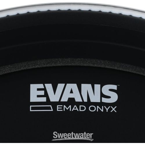  Evans EMAD Onyx Series Bass Drumhead - 22 inch