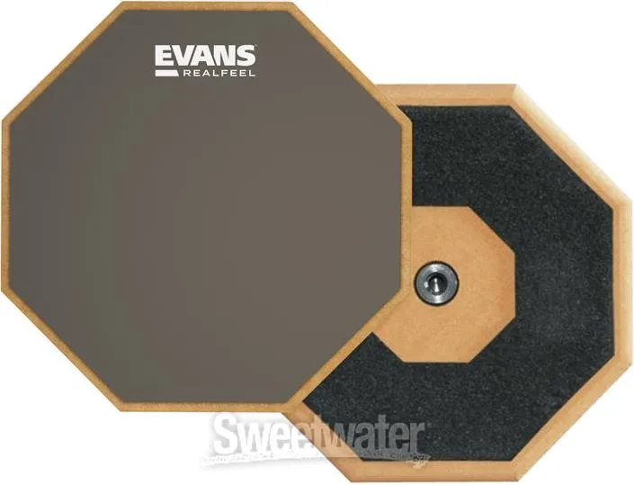  Evans RealFeel Mountable Practice Drum Pad - 6-inch