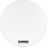 Evans MS1 White Marching Bass Drumhead - 26 inch