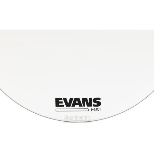  Evans MS1 White Marching Bass Drumhead - 26 inch