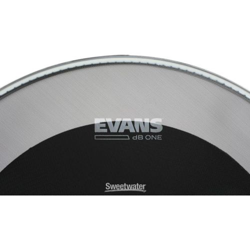  Evans dB One Low Volume Bass Drumhead - 20-inch