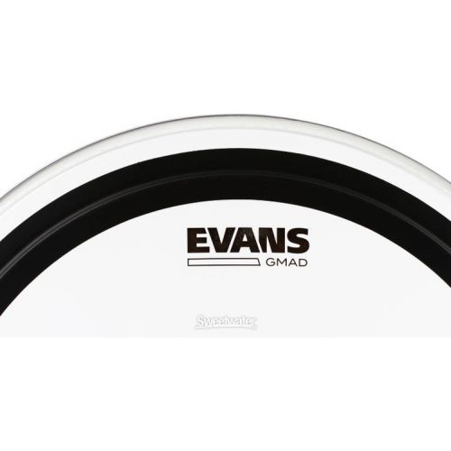  Evans GMAD Clear Drumhead with Damping System - 18 inch