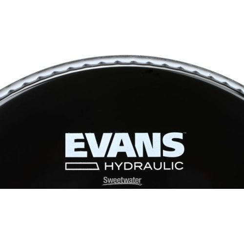  Evans Hydraulic Black Drumhead - 10 inch