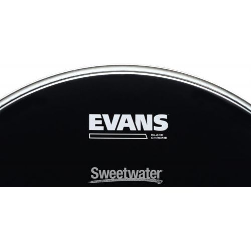  Evans Black Chrome Tom Batter Head - 14 inch