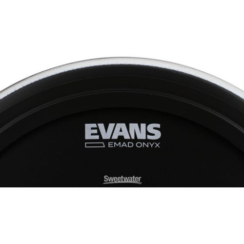  Evans EMAD Onyx Series Bass Drumhead - 18 inch Demo