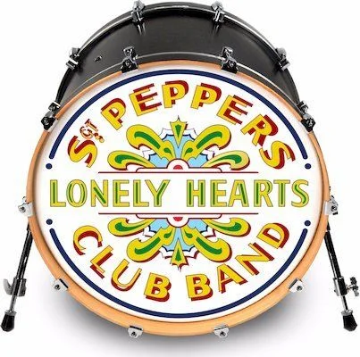  Evans Inked Sgt. Pepper 50th Anniversary Bass Drumhead - 20 inch