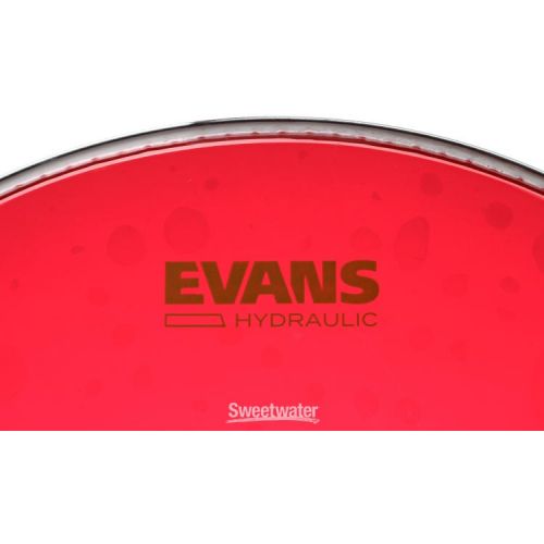  Evans Hydraulic Red Drumhead - 15 inch