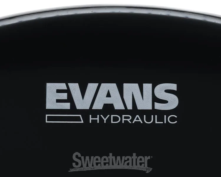  Evans Hydraulic Black Drumhead - 18 inch