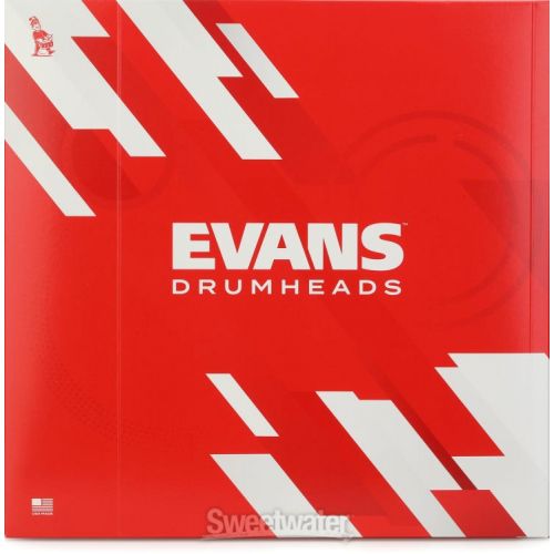  Evans Hybrid Black Marching Drumhead - 13 inch