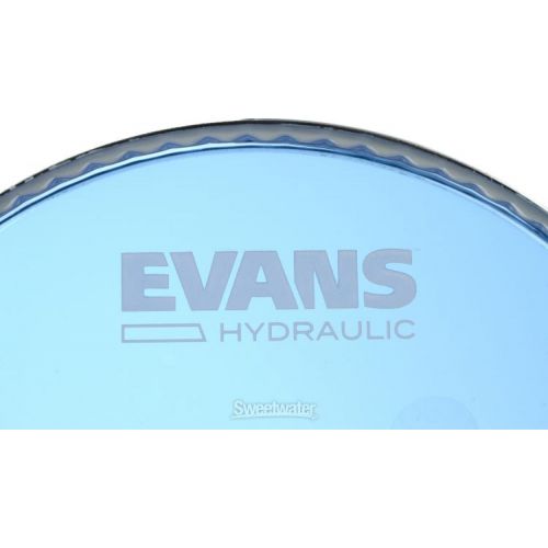  Evans Hydraulic Blue Drumhead - 8 inch