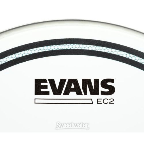  Evans EC2S Frosted Drumhead - 12 inch