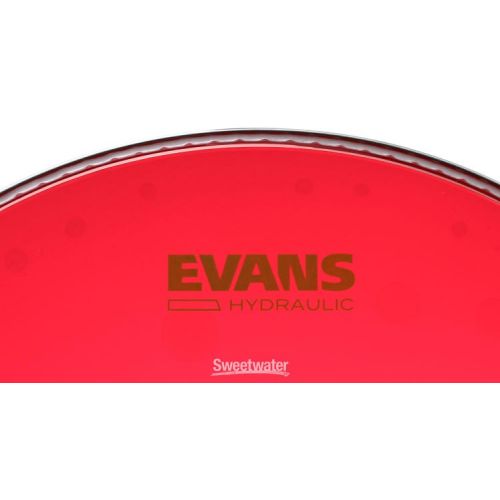  Evans Hydraulic Red Drumhead - 14 inch