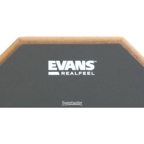  Evans RealFeel Single-sided Practice Drum Pad - 12-inch