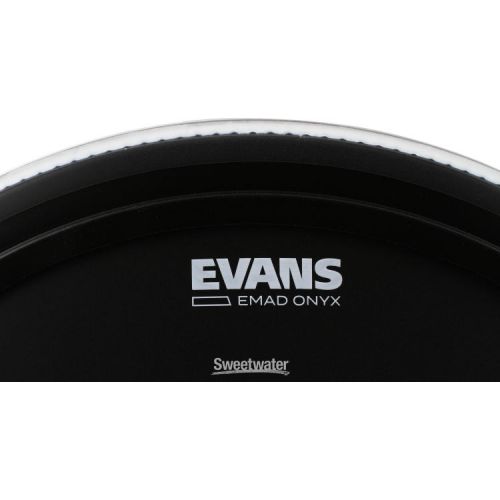  Evans EMAD Onyx Series Bass Drumhead - 24 inch