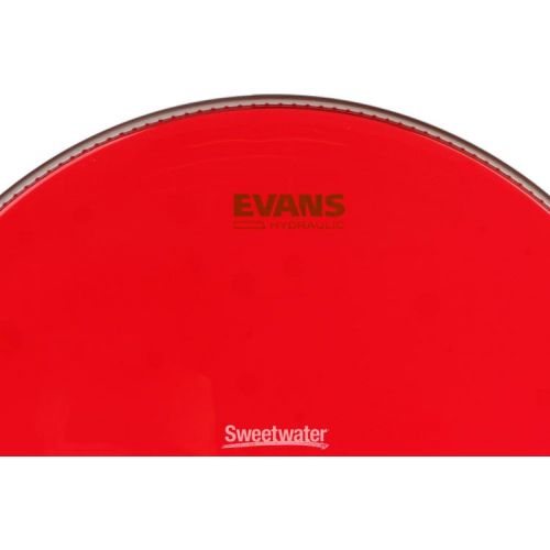  Evans Hydraulic Red Bass Drumhead - 22 inch
