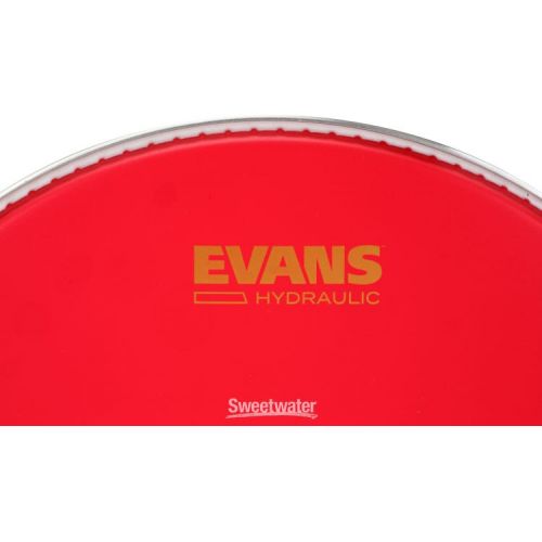  Evans Hydraulic Red Coated Snare Head - 13-inch