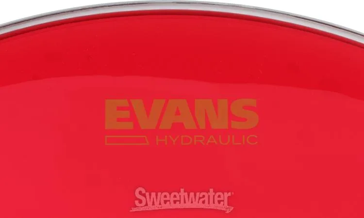  Evans Hydraulic Red Drumhead - 18 inch