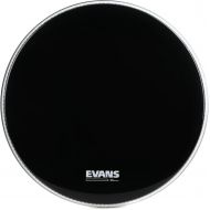 Evans EQ3 Resonant Black Bass Drumhead - 18 inch - No Port