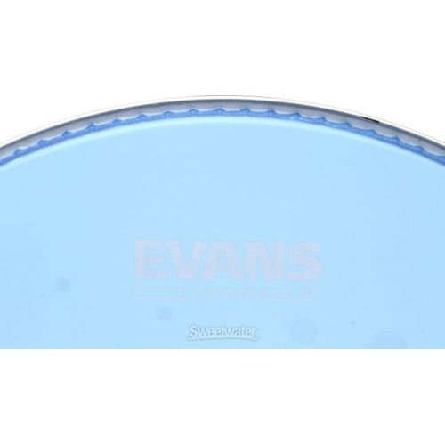  Evans Hydraulic Blue Coated Snare Head - 14 inch