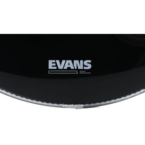  Evans EMAD Resonant Black Bass Drumhead - 24 inch