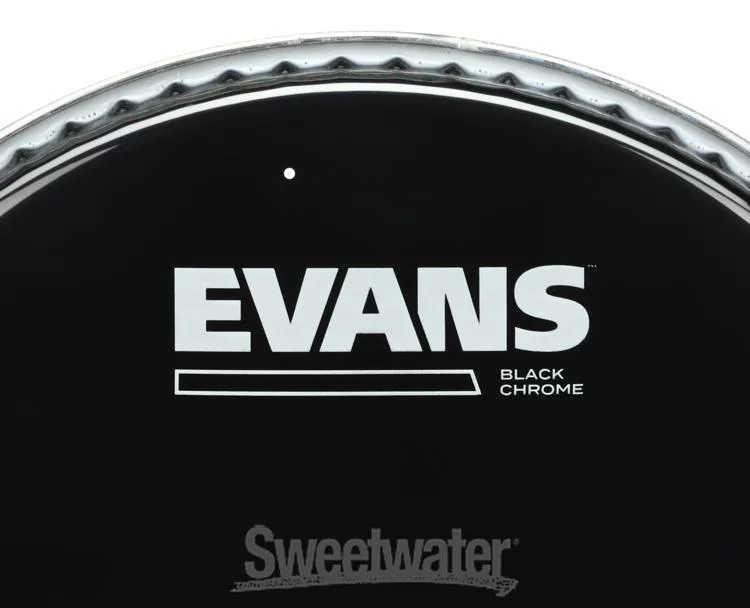  Evans Black Chrome Tom Batter Head - 8 inch