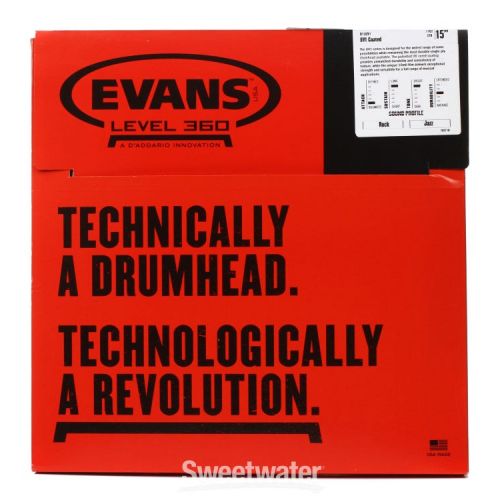  Evans UV1 Coated Drumhead - 15 inch