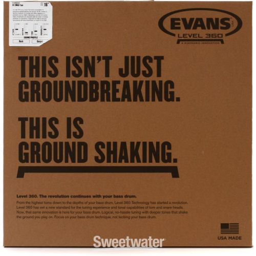  Evans UV EMAD Drumhead - 16 inch - Tom Hoop