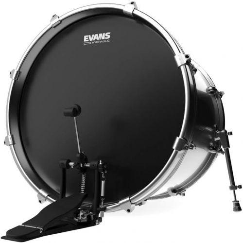  Evans Black Hydraulic Bass Drum Head - 22 Inch