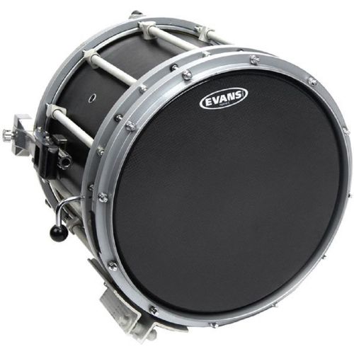  Evans Hybrid-S Black Marching Snare Drum Head, 13 Inch