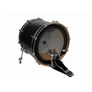 Evans EMAD2 Clear Bass Drum Head, 26”  Externally Mounted Adjustable Damping System Allows Player to Adjust Attack and Focus  2 Foam Damping Rings for Sound Options - Versatile f