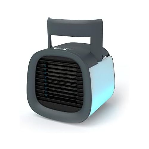  [아마존베스트]-Service-Informationen Evapolar evaCHILL Air Cooler & Humidifier, Quiet and Portable, Cooler for Home, Office, Camping, Travel, USB Port for Easy Connection and Built-in LED Night Light, Grey