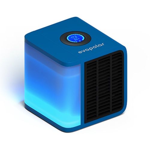  Evapolar evaLIGHT Personal Evaporative Air Cooler and Humidifier, Portable Air Conditioner, Blue