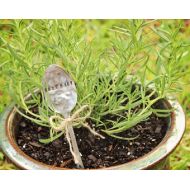 EveOfJoy ROSEMARY Vintage Spoon Garden Herb Markers - Antique Silver Plated - Hand Stamped - Rustic - Decor