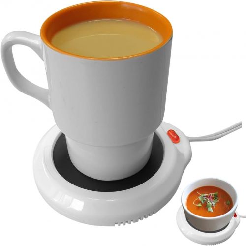  [아마존베스트]Evelots Desktop Electric Mug Warmer-Coffee/Tea/Cocoa/Soup-Scented Candles-Hot