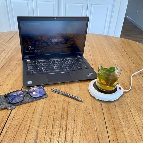  [아마존베스트]Evelots Desktop Electric Mug Warmer-Coffee/Tea/Cocoa/Soup-Scented Candles-Hot