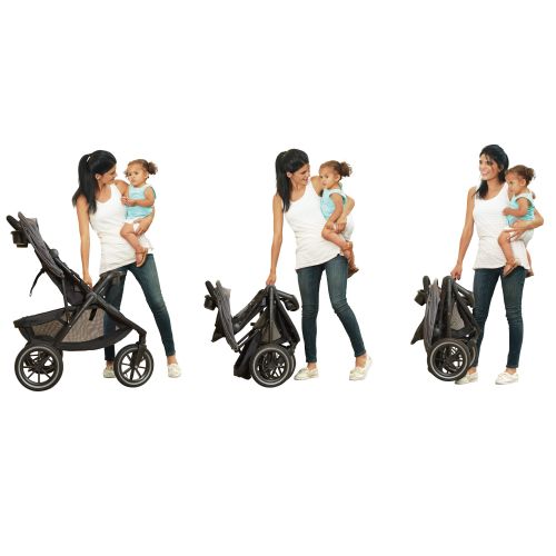 이븐플로 Evenflo Folio3 Stroll & Jog Travel System, Skyline