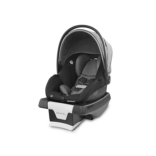 이븐플로 Evenflo 53112311 Gold Pivot Xpand Smart Modular Stroller and Car Seat Travel System with SensorSafe Technology and Large Cruiser Tires, Moonstone Gray