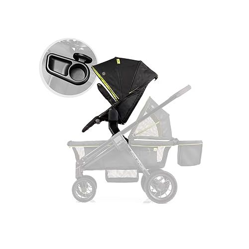 이븐플로 Evenflo Second Seat for Pivot Xplore Stroller or Travel System with 5 Point Harness System and Multiple Riding Positions, Adventurer Wayfarer