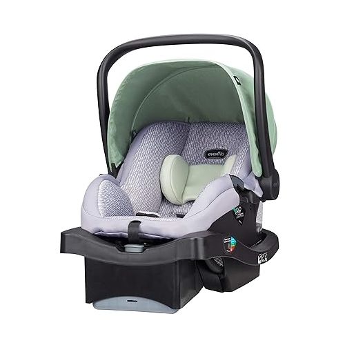 이븐플로 Evenflo LiteMax Infant Car Seat Base, Easy to Install, Versatile and Convenient, Meets All Federal Safety Standards, Durable Construction, Compatible with All LiteMax Infant Seats, Black