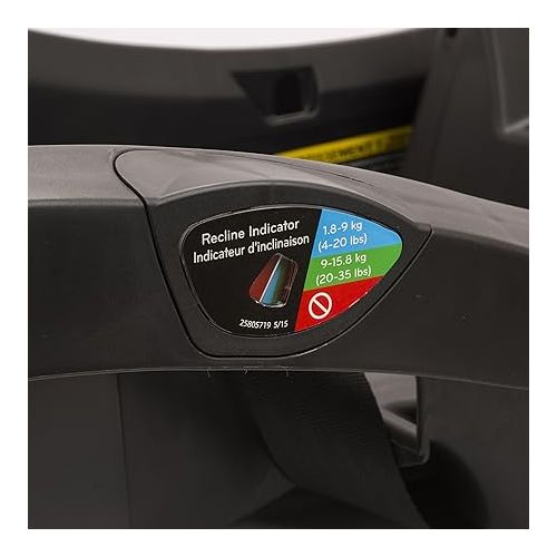 이븐플로 Evenflo LiteMax Infant Car Seat Base, Easy to Install, Versatile and Convenient, Meets All Federal Safety Standards, Durable Construction, Compatible with All LiteMax Infant Seats, Black