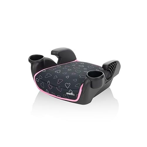 이븐플로 Evenflo GoTime No Back Booster Car Seat (Amore Pink)