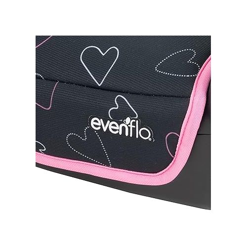 이븐플로 Evenflo GoTime No Back Booster Car Seat (Amore Pink)