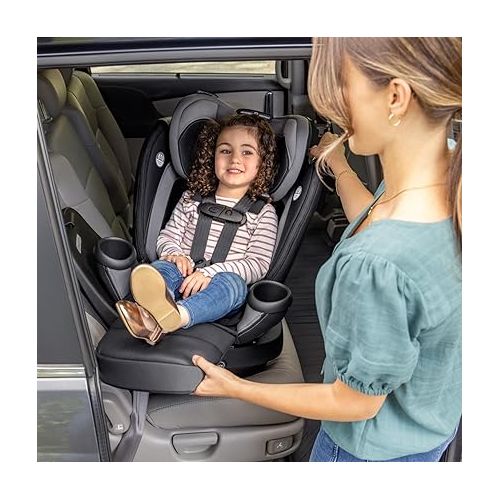 이븐플로 Evenflo Revolve360 Extend All-in-One Rotational Car Seat with Quick Clean Cover (Revere Gray)
