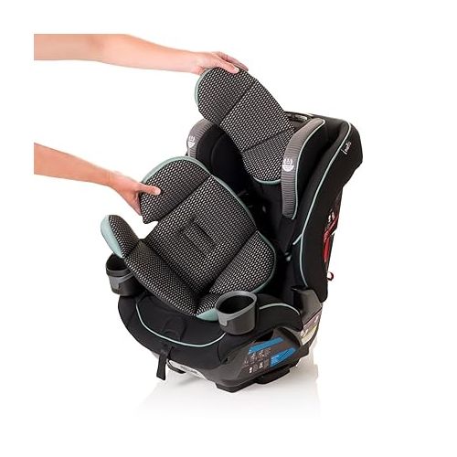 이븐플로 Evenflo EveryFit/All4One 3-in-1 Convertible Car Seat (Atlas Green)